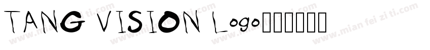 TANG VISION Logo字体转换